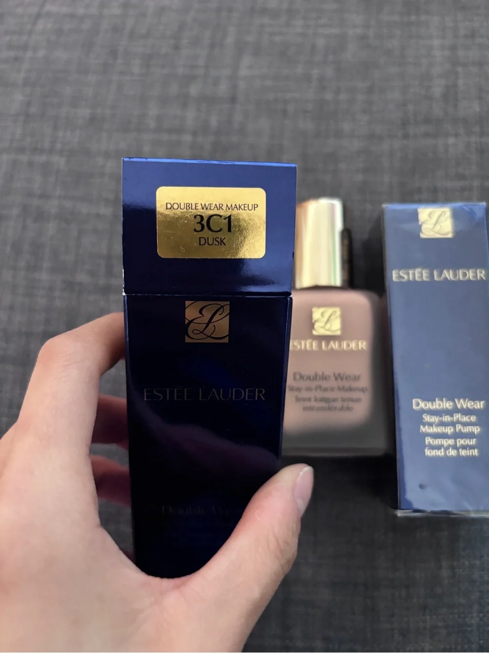 NEW Estée Lauder Double Wear Foundation - Beige (3C1 Dusk) with PUMP